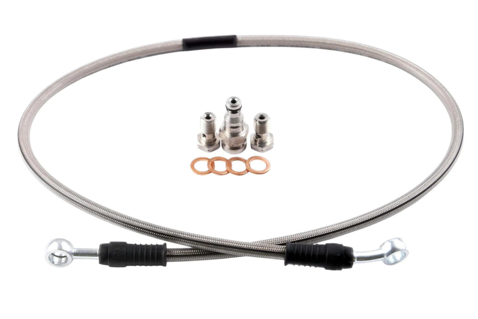 Xtreme Clutch braided stainless steel clutch line with protective outer sleeve and metal braid construction